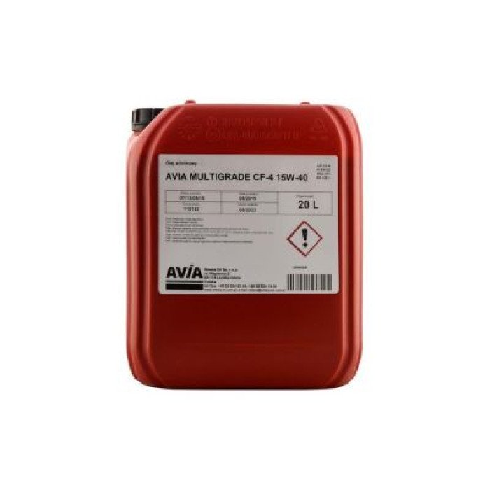 Автомобильное моторное масло AVIA Multigrade 15W-40 20л