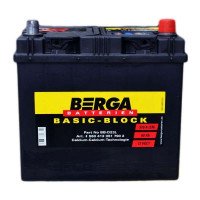 Автомобильный аккумулятор BERGA Basic Block 6СТ-60Ah АзЕ ASIA 510A (EN)