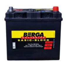 Автомобильный аккумулятор BERGA Basic Block 6СТ-60Ah АзЕ ASIA 510A (EN)