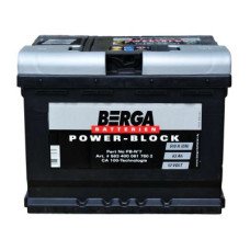 Автомобільний акумулятор BERGA Power Block 6СТ-63Ah АзЕ 610A (EN) 563400061