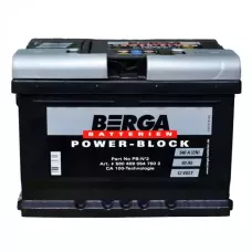 Автомобільний акумулятор BERGA Power Block 6СТ-60Ah АзЕ 540A (EN) 560409054