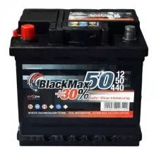 Автомобильный аккумулятор BlackMax 6СТ-50Ah Аз 440A (EN) B3003