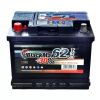 Автомобільний акумулятор BlackMax 6СТ-62Ah Аз 580A (EN) B5006