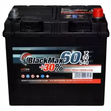 Автомобільний акумулятор BlackMax 6СТ-60Ah АзЕ ASIA 540A (EN) B4024