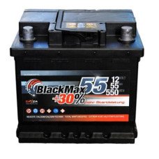 Автомобильный аккумулятор BlackMax 6СТ-55Ah АзЕ 550A (EN) B5002