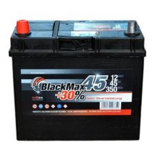 Автомобильный аккумулятор BlackMax 6СТ-45Ah Аз ASIA 350A (EN) B4023