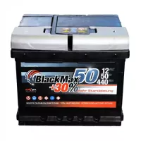 Автомобільний акумулятор BlackMax 6СТ-50Ah АзЕ 440A (EN) B3004