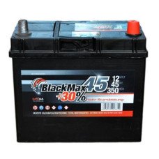 Автомобільний акумулятор BlackMax 6СТ-45Ah АзЕ ASIA 350A (EN) B4021 2018