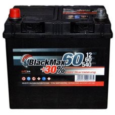 Автомобільний акумулятор BlackMax 6СТ-60Ah Аз ASIA 540A (EN) B4025 2018