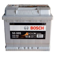 Автомобільний акумулятор BOSCH S5005 6СТ-63Ah АзЕ 610A (EN) 0092S50050