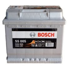 Автомобільний акумулятор BOSCH S5005 6СТ-63Ah АзЕ 610A (EN) 0092S50050