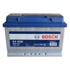 Автомобильный аккумулятор BOSCH S4008 6СТ-74Ah АзЕ 680A (EN) 0092S40080
