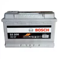 Автомобільний акумулятор BOSCH S5008 6СТ-77Ah АзЕ 780A (EN) 0092S50080 2019