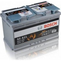 Автомобильный аккумулятор BOSCH AGM Start-Stop S5A11 6СТ-80Ah АзЕ 800A (EN) 0092S5A110