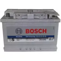 Автомобильный аккумулятор BOSCH EFB S5E08 6СТ-70Ah АзЕ 650A (EN) 0092S5E080