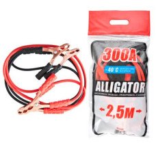Пускові дроти CarLife ALLIGATOR 300A 2.5м BC634