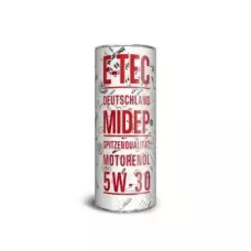 Автомобільна моторна олива E-TEC Midep TEC 5W-30 1л 5347