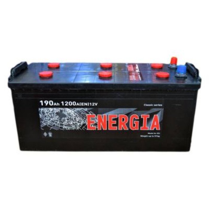 Автомобільний акумулятор ENERGIA 6СТ-190Ah АзЕ 1200A (EN)