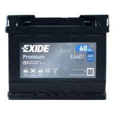 Автомобільний акумулятор EXIDE Premium Carbon Boost 2.0 6СТ-60Ah Аз 600A (EN) EA601