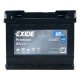 Автомобильный аккумулятор EXIDE Premium Carbon Boost 2.0 6СТ-60Ah Аз 600A (EN) EA601