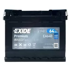 Автомобільний акумулятор EXIDE Premium Carbon Boost 2.0 6СТ-64Ah АзЕ 640A (EN) EA640