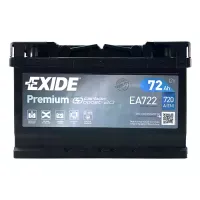 Автомобільний акумулятор EXIDE Premium Carbon Boost 6СТ-72Ah АзЕ 720A (EN) EA722
