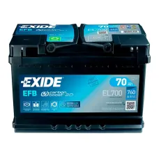 Автомобільний акумулятор EXIDE Start-Stop EFB 6СТ-70Ah АзЕ 760A (EN) EL700