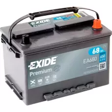 Автомобільний акумулятор EXIDE Premium 6СТ-68Ah АзЕ ASIA 650A (EN) EA680