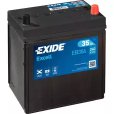 Автомобильный аккумулятор EXIDE Excell 6СТ-35Ah АзЕ ASIA 240A (EN) EB356