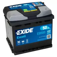 Автомобільний акумулятор EXIDE Excell 6СТ-50Ah АзЕ 450A (EN) EB500