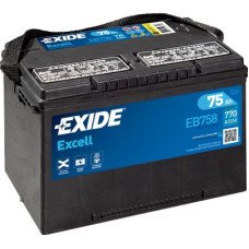Автомобільний акумулятор EXIDE Excell 6СТ-75Ah Аз ASIA 770A (EN) EB758
