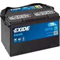 Автомобильный аккумулятор EXIDE Excell 6СТ-75Ah Аз ASIA 770A (EN) EB758