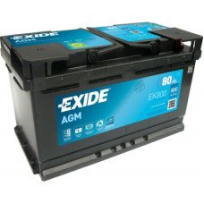 Автомобільний акумулятор EXIDE Start-Stop AGM 6СТ-80Ah АзЕ 800A (EN) EK800