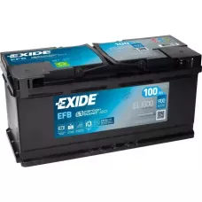 Автомобільний акумулятор EXIDE EFB Carbon Boost 2.0 6СТ-100Ah АзЕ 900A (EN) EL1000