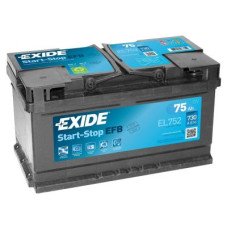 Автомобільний акумулятор EXIDE Start-Stop EFB 6СТ-75Ah АзЕ 730A (EN) EL752