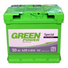 Автомобильный аккумулятор GREEN POWER 6СТ-50Ah Аз 420A (EN)