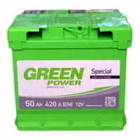 Автомобильный аккумулятор GREEN POWER 6СТ-50Ah Аз 420A (EN)