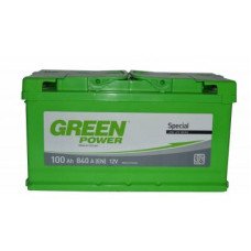 Автомобильный аккумулятор GREEN POWER 6СТ-100Ah Аз 840A (EN)