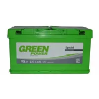 Автомобильный аккумулятор GREEN POWER 6СТ-90Ah АзЕ 720A (EN)