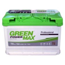 Автомобильный аккумулятор GREEN POWER MAX 6СТ-78Ah Аз 780A (EN)
