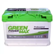 Автомобільний акумулятор GREEN POWER MAX 6СТ-78Ah Аз 780A (EN)
