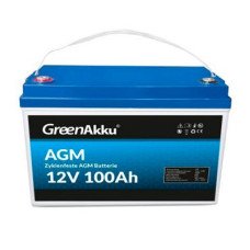 Аккумулятор тяговый GreenAkku AGM 100Ah Аз JM12-100