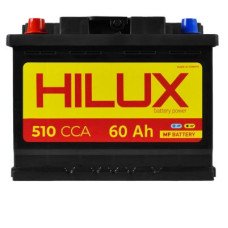 Автомобильный аккумулятор HILUX Black (L2) 60Ah 510A L+