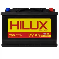 Автомобильный аккумулятор HILUX Black (L3) 77Ah 700A R+