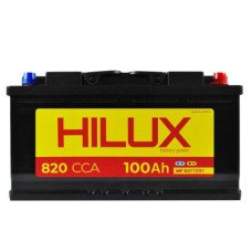 Атомобильный аккумулятор HILUX Black (L5) 100Ah 820A R+