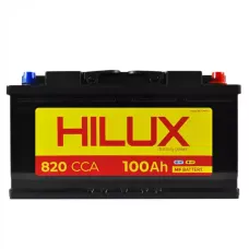 Атомобильный аккумулятор HILUX Black (L5) 100Ah 820A R+