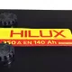 Автомобільний акумулятор HILUX Black (D4A) 140Ah 950A L+