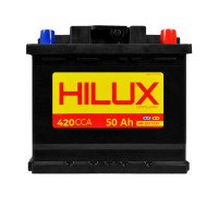 Автомобільний акумулятор HILUX Black 6СТ-50Ah АзЕ 420A hlx001