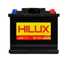 Автомобильный аккумулятор HILUX Black 6СТ-50Ah АзЕ 420A hlx001