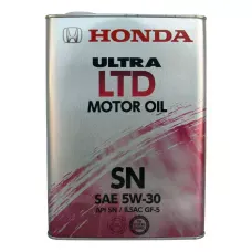 Автомобільна моторна олива HONDA ULTRA LTD 5w-30 4л 0821899974
